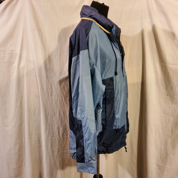 FOG Men's color block hidden hood mesh lined runner Windbreaker jacket LReg - Picture 7 of 12